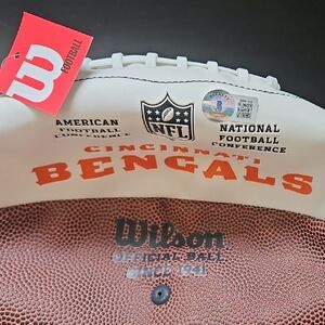 Wilson NFL Bengals Logo Football